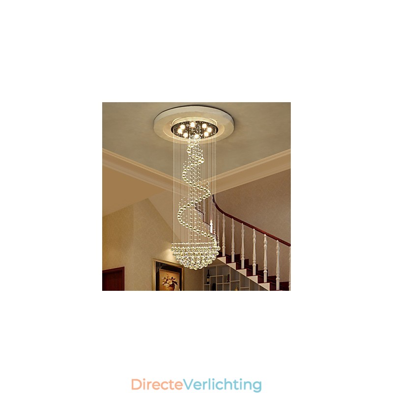 Moderne kristallen plafond kroonluchter verlichting binnen hanglamp decoratieve verlichtingsarmaturen