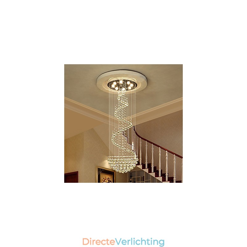 Moderne kristallen plafond kroonluchter verlichting binnen hanglamp decoratieve verlichtingsarmaturen