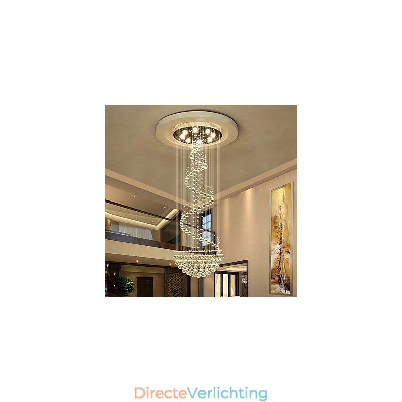 Moderne kristallen plafond kroonluchter verlichting binnen hanglamp decoratieve verlichtingsarmaturen