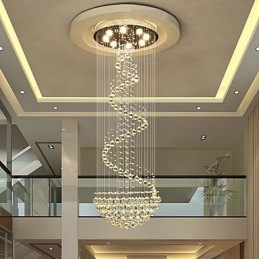 Moderne kristallen plafond kroonluchter verlichting binnen hanglamp decoratieve verlichtingsarmaturen
