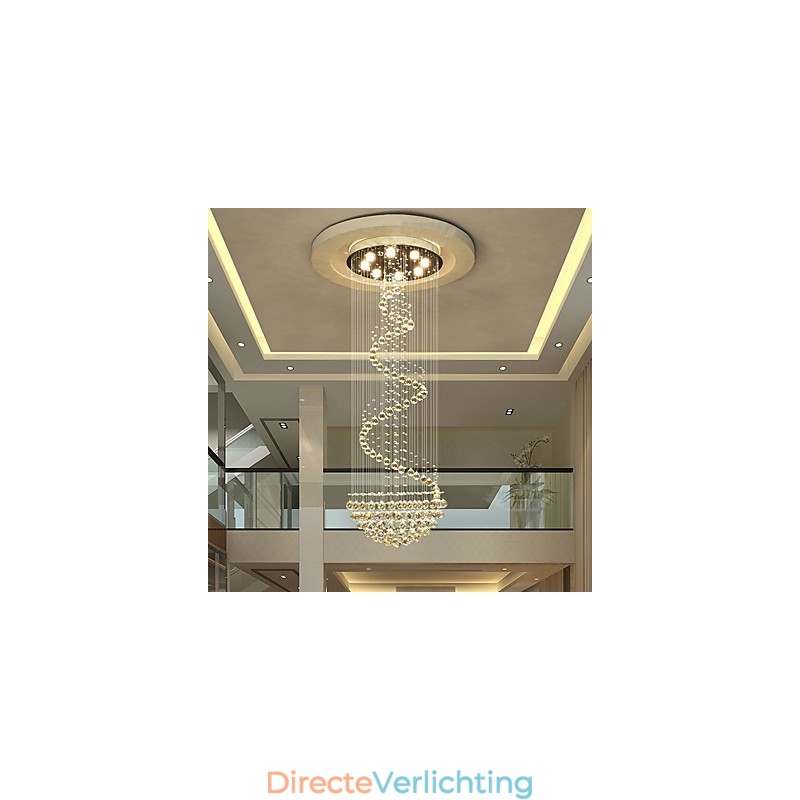 Moderne kristallen plafond kroonluchter verlichting binnen hanglamp decoratieve verlichtingsarmaturen