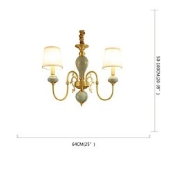 Traditionele klassieke landelijke messing-functie voor mini-stijl metalen kroonluchter met 3 lampen