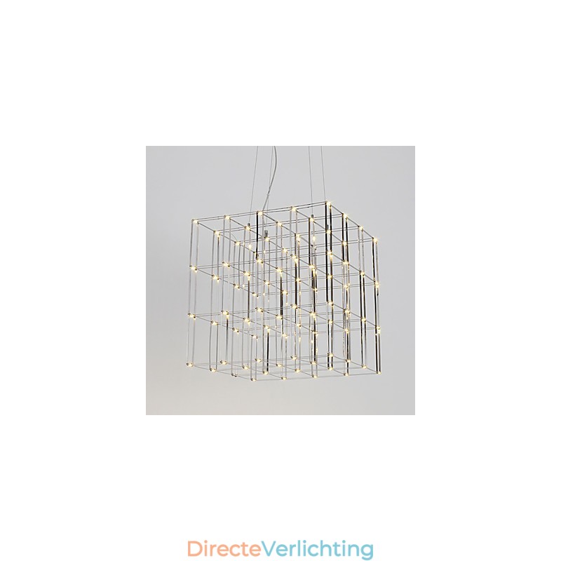 Moderne kroonluchterlamp van roestvrij staal Loftverlichting