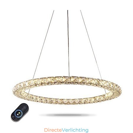 Ring Kristallen Hanglamp Moderne Kristallen Kroonluchter Plafondlampen Binnen Lampen Armaturen Dimbaar Met Afstandsbediening Ring Kristallen Hanglamp Moderne Kristallen Kroonluchter Plafondlampen Binnen Lampen Armaturen Dimbaar Met Afstandsbediening