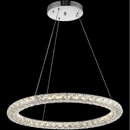 Ring Kristallen Hanglamp Moderne Kristallen Kroonluchter Plafondlampen Binnen Lampen Armaturen Dimbaar Met Afstandsbediening