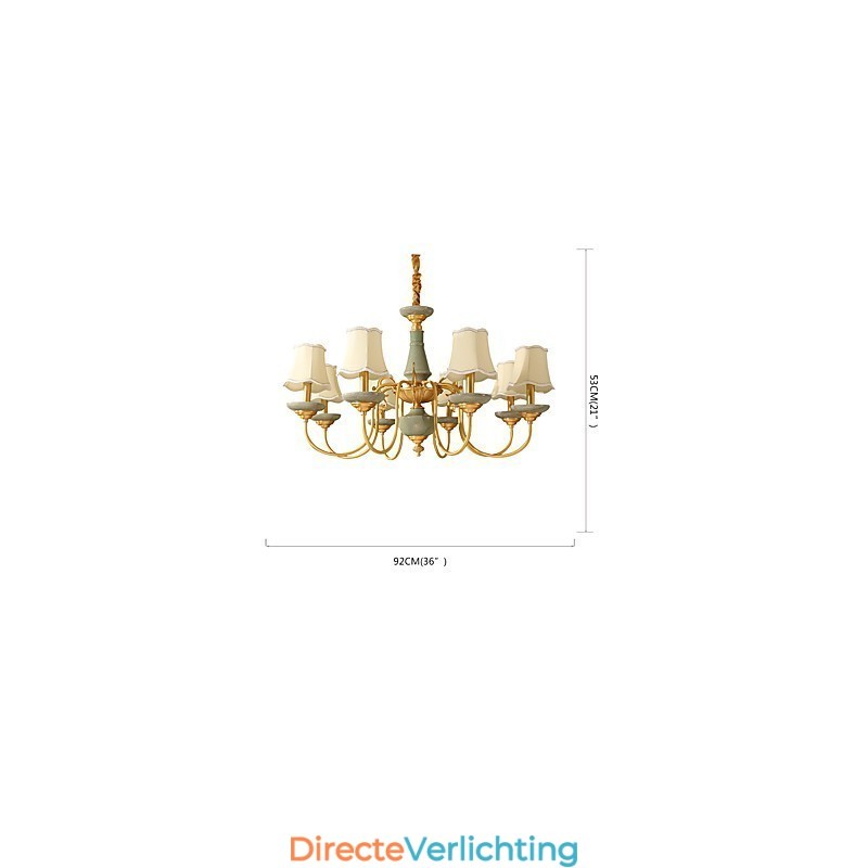 Alle koperen kroonluchter Jade decoratieve kroonluchter KP8