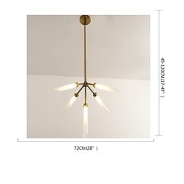 5-lichts mini-stijl gepersonaliseerde moderne eigentijdse kroonluchter