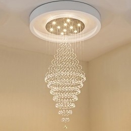 Hedendaagse Kristallen Plafond Hanglamp Moderne Kroonluchter Thuis Hangende Verlichting Kroonluchter Lampen Armaturen