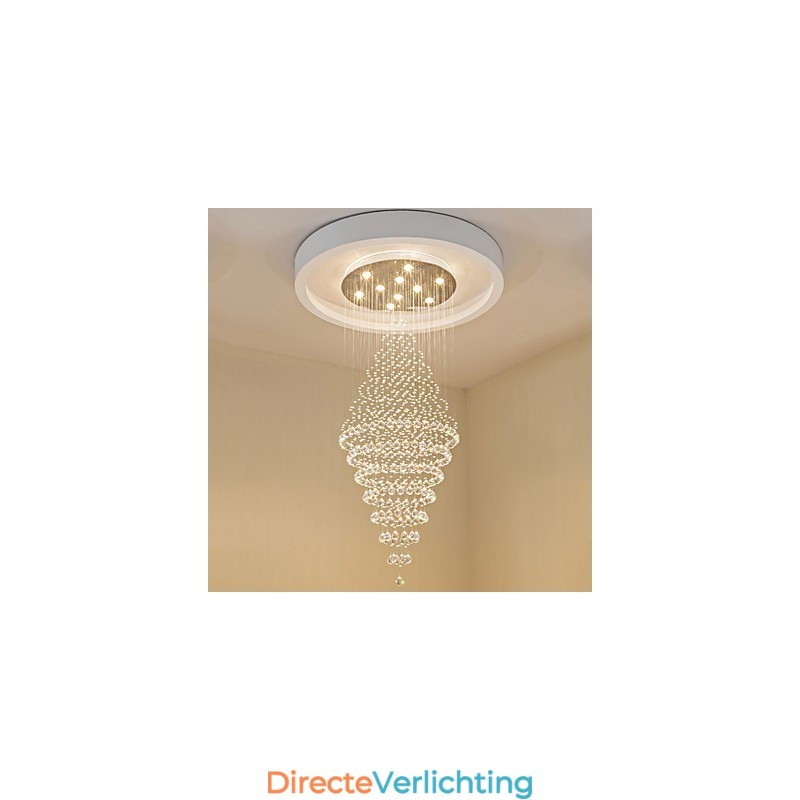 Hedendaagse Kristallen Plafond Hanglamp Moderne Kroonluchter Thuis Hangende Verlichting Kroonluchter Lampen Armaturen