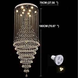 Hedendaagse Kristallen Plafond Hanglamp Moderne Kroonluchter Thuis Hangende Verlichting Kroonluchter Lampen Armaturen
