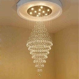 Hedendaagse Kristallen Plafond Hanglamp Moderne Kroonluchter Thuis Hangende Verlichting Kroonluchter Lampen Armaturen