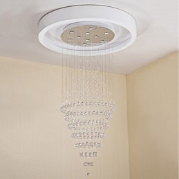 Hedendaagse Kristallen Plafond Hanglamp Moderne Kroonluchter Thuis Hangende Verlichting Kroonluchter Lampen Armaturen