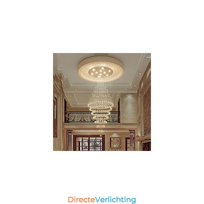 Hedendaagse Kristallen Plafond Hanglamp Moderne Kroonluchter Thuis Hangende Verlichting Kroonluchter Lampen Armaturen