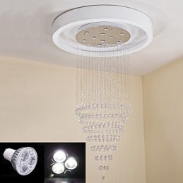Hedendaagse Kristallen Plafond Hanglamp Moderne Kroonluchter Thuis Hangende Verlichting Kroonluchter Lampen Armaturen