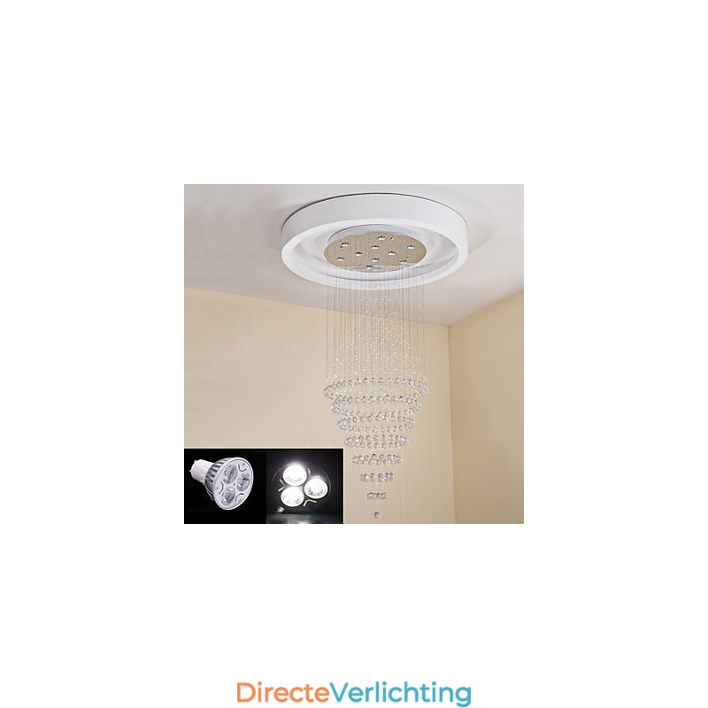 Hedendaagse Kristallen Plafond Hanglamp Moderne Kroonluchter Thuis Hangende Verlichting Kroonluchter Lampen Armaturen