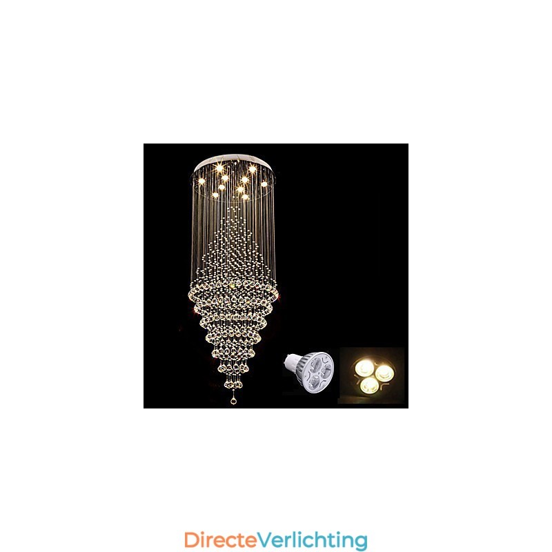 Hedendaagse Kristallen Plafond Hanglamp Moderne Kroonluchter Thuis Hangende Verlichting Kroonluchter Lampen Armaturen