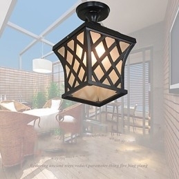 Landelijke lamp Amerikaanse tuin patio deur buiten waterdichte druiven hanglamp