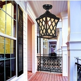 Landelijke lamp Amerikaanse tuin patio deur buiten waterdichte druiven hanglamp