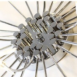 Moderne eigentijdse chromen functie voor mini-stijlontwerpers Metalen kinderkroonluchter