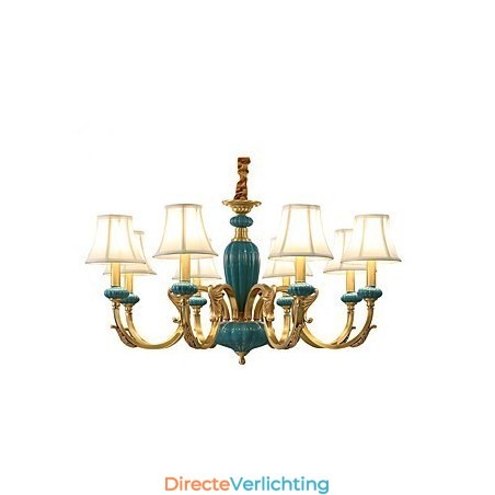 Alle koperen kroonluchter Jade decoratieve kroonluchter KP Alle koperen kroonluchter Jade decoratieve kroonluchter KP