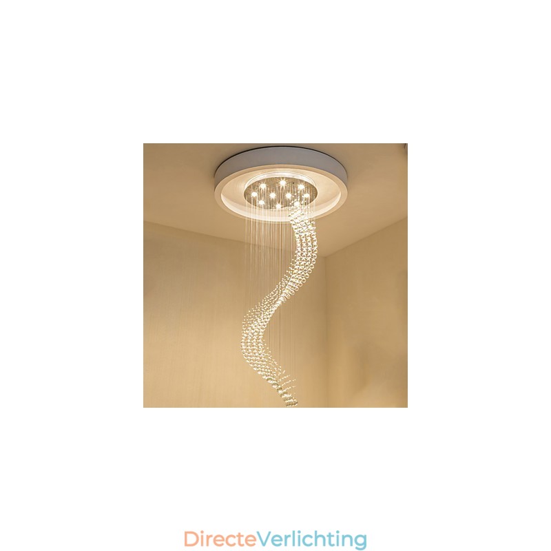 Moderne kristallen plafond hanglamp binnen kroonluchter thuis hangende verlichting kroonluchter lampen armaturen 3W WARM WITTE lampen