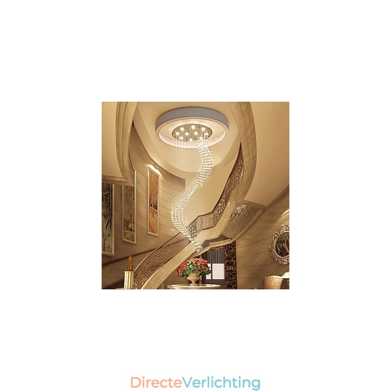 Moderne kristallen plafond hanglamp binnen kroonluchter thuis hangende verlichting kroonluchter lampen armaturen 3W WARM WITTE lampen