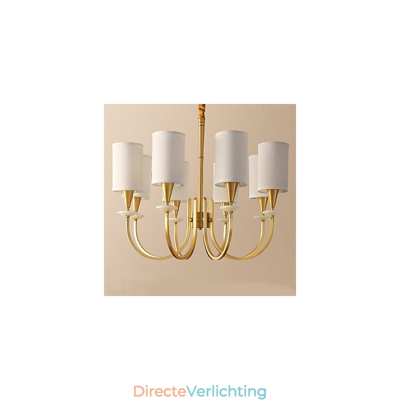 Puur messing kroonluchter Jade decoratieve kroonluchter