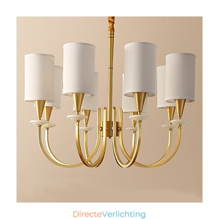 Puur messing kroonluchter Jade decoratieve kroonluchter Puur messing kroonluchter Jade decoratieve kroonluchter