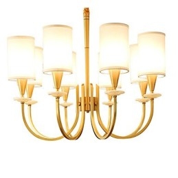 Puur messing kroonluchter Jade decoratieve kroonluchter