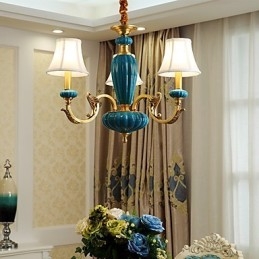 Alle koperen kroonluchter Jade decoratieve kroonluchter OP