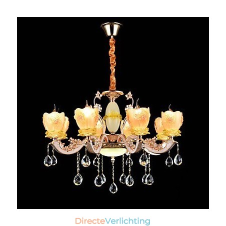 Moderne, eigentijdse, traditionele, klassieke zinklegering met kristallen mini-stijl hanglamp van metaal Moderne, eigentijdse, traditionele, klassieke zinklegering met kristallen mini-stijl hanglamp van metaal