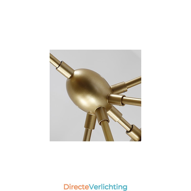 Twenty_one Light Post Modern Europa Stijl Modo Metalen Glazen Hanglamp de Foyer Decorate Industriële Kroonluchter Lamp