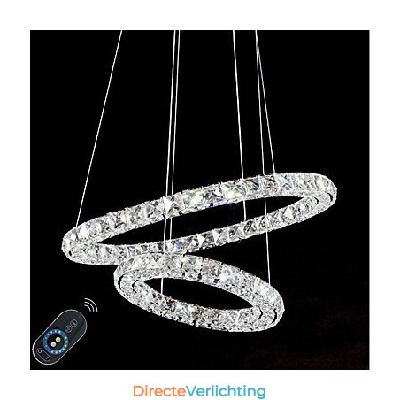 Kristallen kroonluchterlampen Binnen hanglamp Plafondlamp Verlichtingsarmaturen Dimbaar met afstandsbediening Kristallen kroonluchterlampen Binnen hanglamp Plafondlamp Verlichtingsarmaturen Dimbaar met afstandsbediening