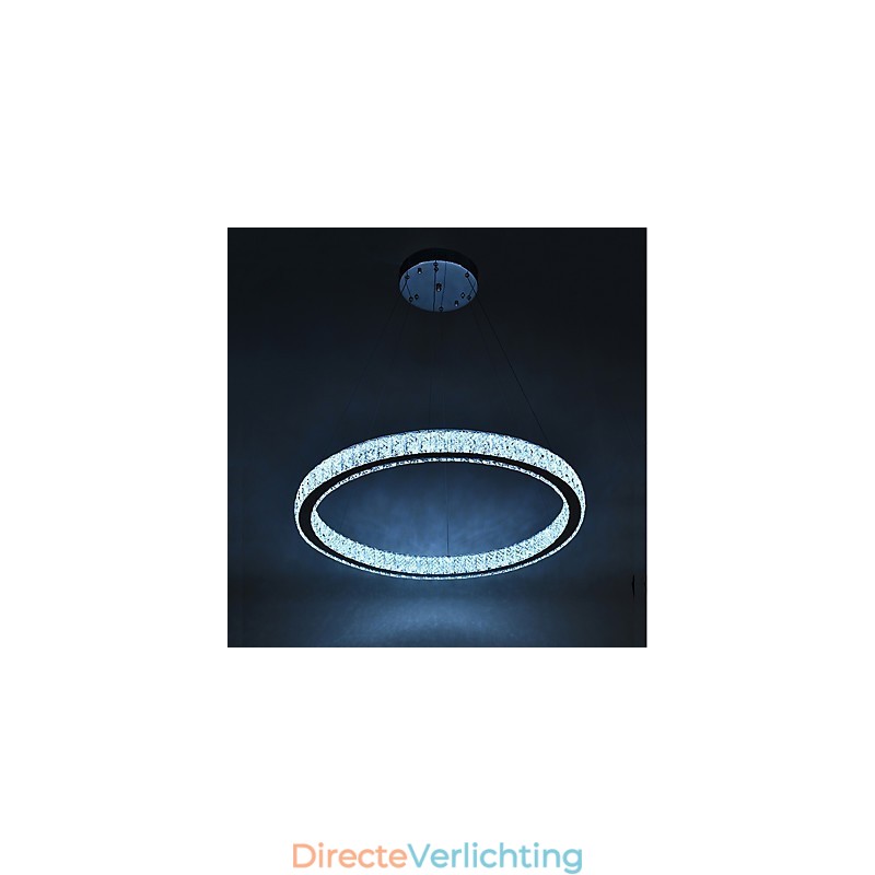 Dimbare Ring Indoo Plafondlamp Hanglamp Moderne Kroonluchterverlichting Kroonluchterlamp met Afstandsbediening