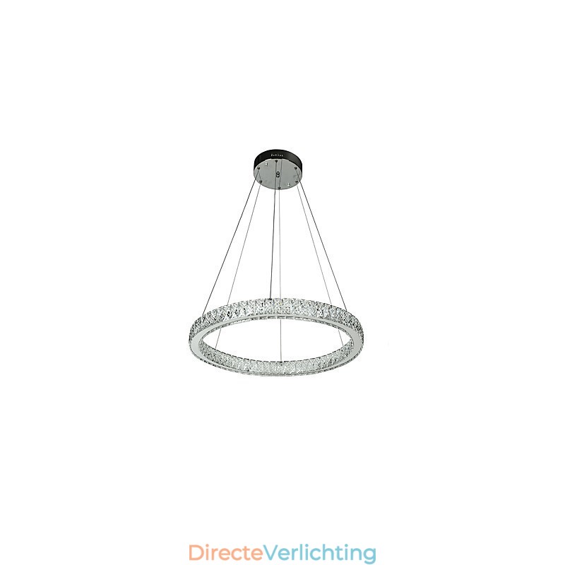 Dimbare Ring Indoo Plafondlamp Hanglamp Moderne Kroonluchterverlichting Kroonluchterlamp met Afstandsbediening