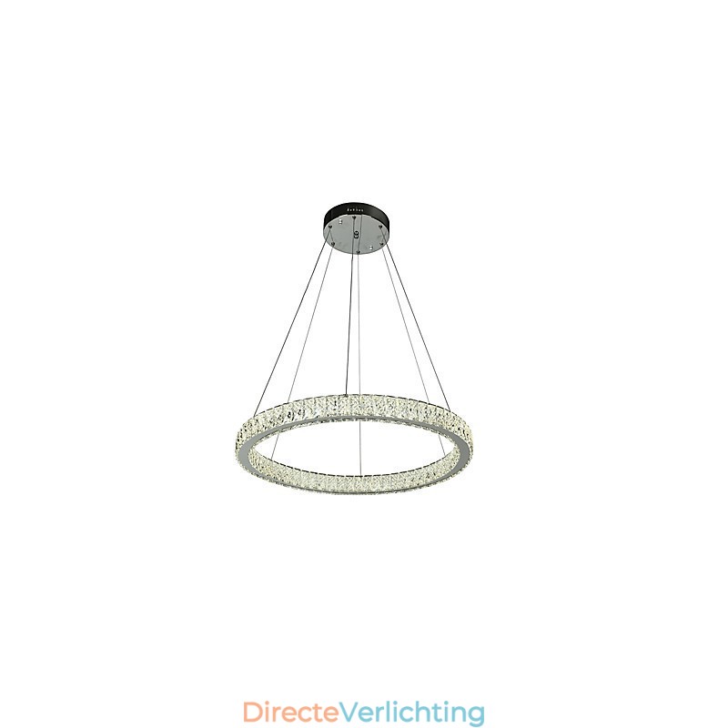 Dimbare Ring Indoo Plafondlamp Hanglamp Moderne Kroonluchterverlichting Kroonluchterlamp met Afstandsbediening