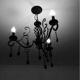 Kristallen lamp 3 lichts moderne eenvoudige nieuwe verlichting