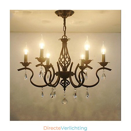 Europese stijl kristallen kroonluchter eetkamerverlichting eenvoudige creatieve kaarsen lampen en lantaarns nieuwigheid verlichting Europese stijl kristallen kroonluchter eetkamerverlichting eenvoudige creatieve kaarsen lampen en lantaarns nieuwigheid verlichting