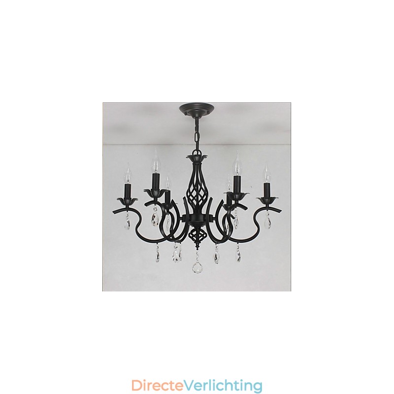 Europese stijl kristallen kroonluchter eetkamerverlichting eenvoudige creatieve kaarsen lampen en lantaarns nieuwigheid verlichting