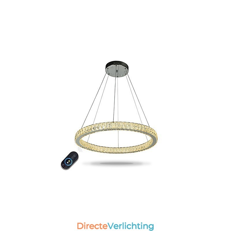 Dimbare ring plafondlamp hanglamp moderne kroonluchter verlichting binnenlamp met afstandsbediening