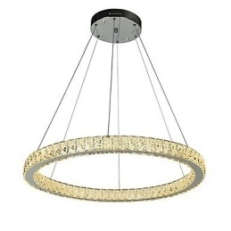 Dimbare ring plafondlamp hanglamp moderne kroonluchter verlichting binnenlamp met afstandsbediening