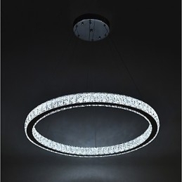 Dimbare ring plafondlamp hanglamp moderne kroonluchter verlichting binnenlamp met afstandsbediening