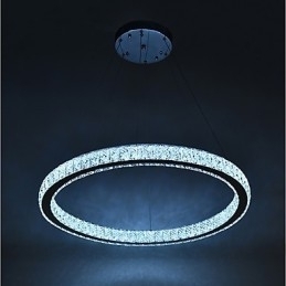 Dimbare ring plafondlamp hanglamp moderne kroonluchter verlichting binnenlamp met afstandsbediening