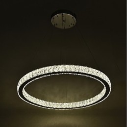 Dimbare ring plafondlamp hanglamp moderne kroonluchter verlichting binnenlamp met afstandsbediening