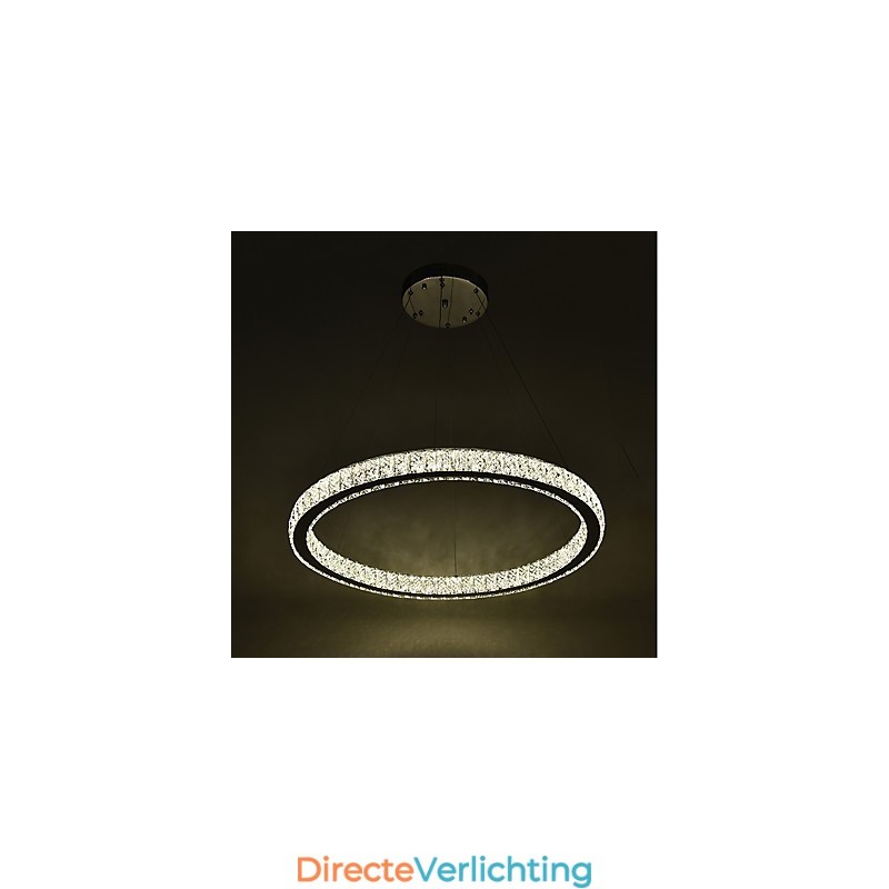 Dimbare ring plafondlamp hanglamp moderne kroonluchter verlichting binnenlamp met afstandsbediening
