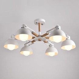 Traditionele klassieke rustieke lodge vintage retro schilderijfunctie voor mini-stijl metalen kroonluchter