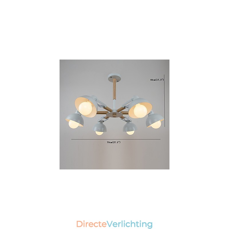 Traditionele klassieke rustieke lodge vintage retro schilderijfunctie voor mini-stijl metalen kroonluchter