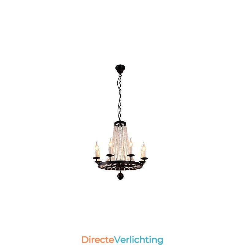 8 lampen kroonluchter moderne eigentijdse traditionele klassieke rustieke lodge vintage retro lantaarn trommel land eiland globe schaal