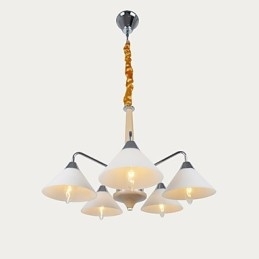 5-lichts moderne eigentijdse kroonluchter voor