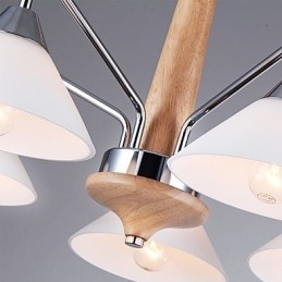 5-lichts moderne eigentijdse kroonluchter voor